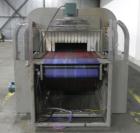 Used Douglas Contour Model M-75 Multi-Pack Shrink Bundler capable of speeds up to 75 cycles per minute. Now configured for print registered film, unsupported 8 oz and 11 oz bottles in multiple lanes,...