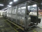 Used Douglas Contour Model M-75 Multi-Pack Shrink Bundler capable of speeds up to 75 cycles per minute. Now configured for print registered film, unsupported 8 oz and 11 oz bottles in multiple lanes,...