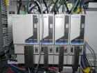 Used Douglas Contour Model M-75 Multi-Pack Shrink Bundler capable of speeds up to 75 cycles per minute. Now configured for print registered film, unsupported 8 oz and 11 oz bottles in multiple lanes,...
