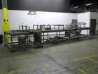 Used Douglas Contour Model M-75 Multi-Pack Shrink Bundler capable of speeds up to 75 cycles per minute. Now configured for print registered film, unsupported 8 oz and 11 oz bottles in multiple lanes,...