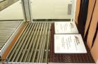 Used EDL Packaging Engineers Model 32-20-45 Semi Automatic Inline Shrink Bundler & Tunnel Machine. Capable of speeds up to 5-7 bundles per minute. Handles film web widths up to 30