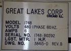 Used Great Lakes 1748 Shrink Bundler with model HVP 5/60/11 shrink tunnel
