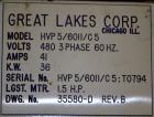 Used Great Lakes 1748 Shrink Bundler with model HVP 5/60/11 shrink tunnel