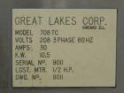 Used Great Lakes Model 708 E-27 Shrink Bundler capable of speeds up to 15 bundles per minute (depending on container size and pack pattern). Will handle bundles up to 12