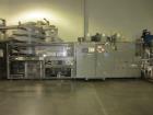 Used- KHS Kisters, Model 601P Tray Shrink Wrap Bundler for printed film with 24 in. x 10 ft. x 15 in. High Shrink Tunnel. Ha...