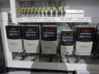 Used KHS Kisters, Model 601P Tray Shrink Wrap Bundler for printed film with 24 in. x 10 ft. x 15 in. High Shrink Tunnel. Has Allen-Bradley Logix 5555 PLC and Panelview 550 touch screen controls. Elec...