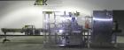 Used Omega Design Model DL-27 Dual Lane Multi-Pack Shrink Bundler. All stainless steel construction with Lexan type interlocked guarding. “Inline / Offset” infeed, utilizing single lane parallel dire...