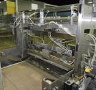 Used Omega Design Model DL-27 Dual Lane Multi-Pack Shrink Bundler. All stainless steel construction with Lexan type interlocked guarding. “Inline / Offset” infeed, utilizing single lane parallel dire...