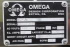 Used Omega Design Model TL-36 Triple Lane Stainless Steel Shrink Bundler