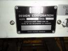 Used Omega Design Model SL-18 Shrink Bundler capable of speeds from 120 - 150 containers per minute depending on container size and pack pattern. Single lane unit with right angle infeed and integrat...