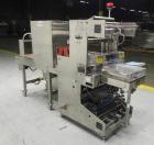Used Omega Design Model SL-18 Single Lane Shrink Bundler. Machine is capable of speeds from 120 to 150 containers per minute. Has right angle infeed and integrated heat shrink tunnel. Has a maximum f...