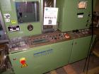 Used Skinetta Shrink Bundler, Model ASK300. Has a web width of 290mm. Maximum infeed width 380mm. Maximum height 290mm. Maximum length 350mm. Has a Z infeed, rear feed, to cross push to push straight...