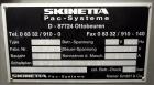 Used Skinetta (Christ Packaging) Model ASK300 Automatic single lane stretch/shrink film bundler. Capable of speeds up to 32 cycles per minute. Capable of a product size range (length) 75mm - 290mm (w...