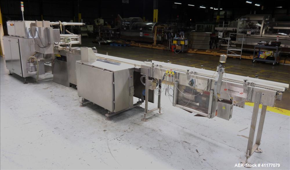 Used Stainless Steel Campbell Wrapping Corp. Model WTS-24 RH Sanitary Shrink Wrapper