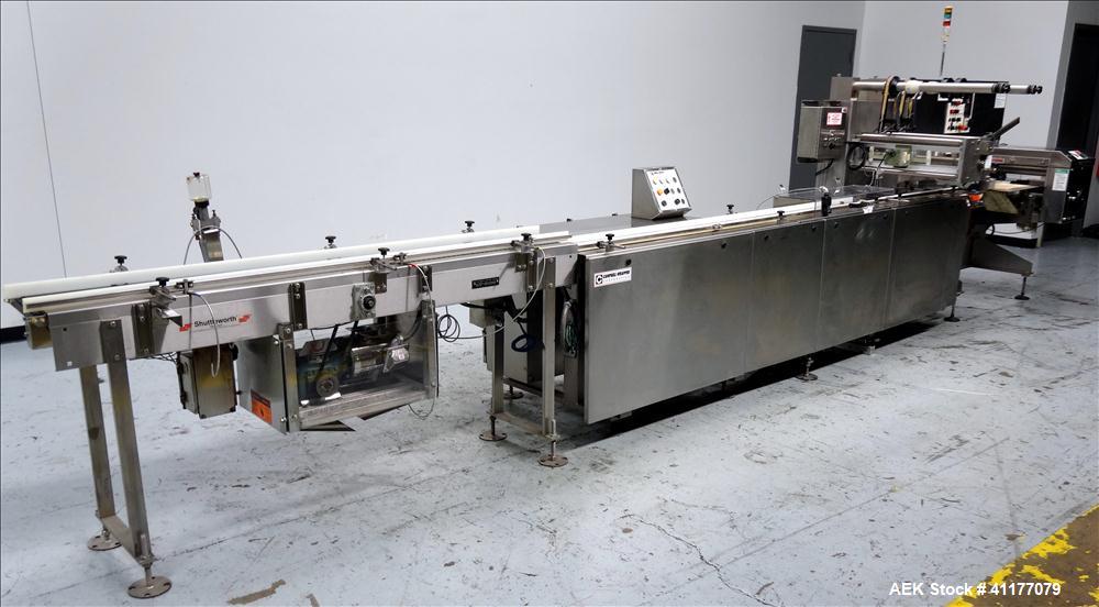 Used Stainless Steel Campbell Wrapping Corp. Model WTS-24 RH Sanitary Shrink Wrapper