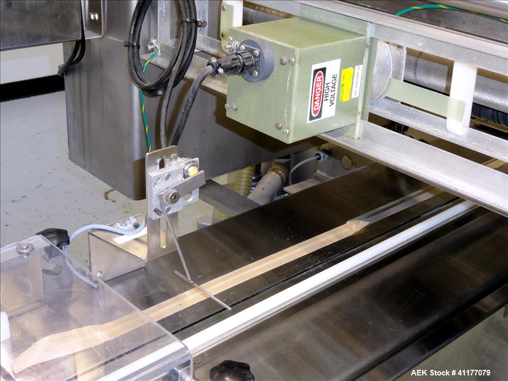 Used Stainless Steel Campbell Wrapping Corp. Model WTS-24 RH Sanitary Shrink Wrapper
