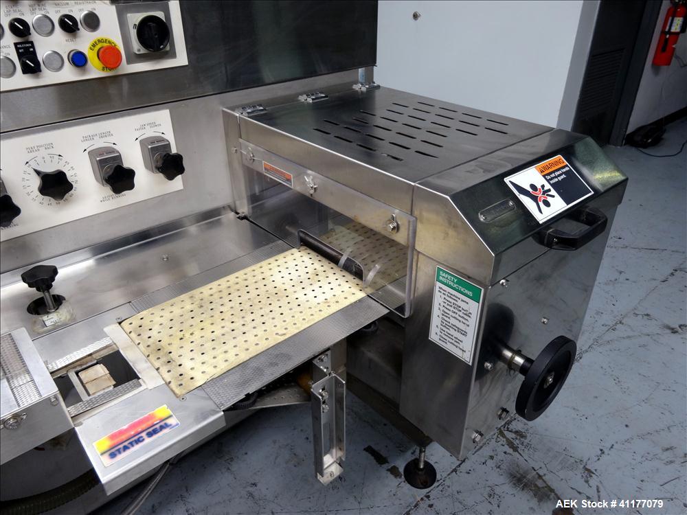 Used Stainless Steel Campbell Wrapping Corp. Model WTS-24 RH Sanitary Shrink Wrapper