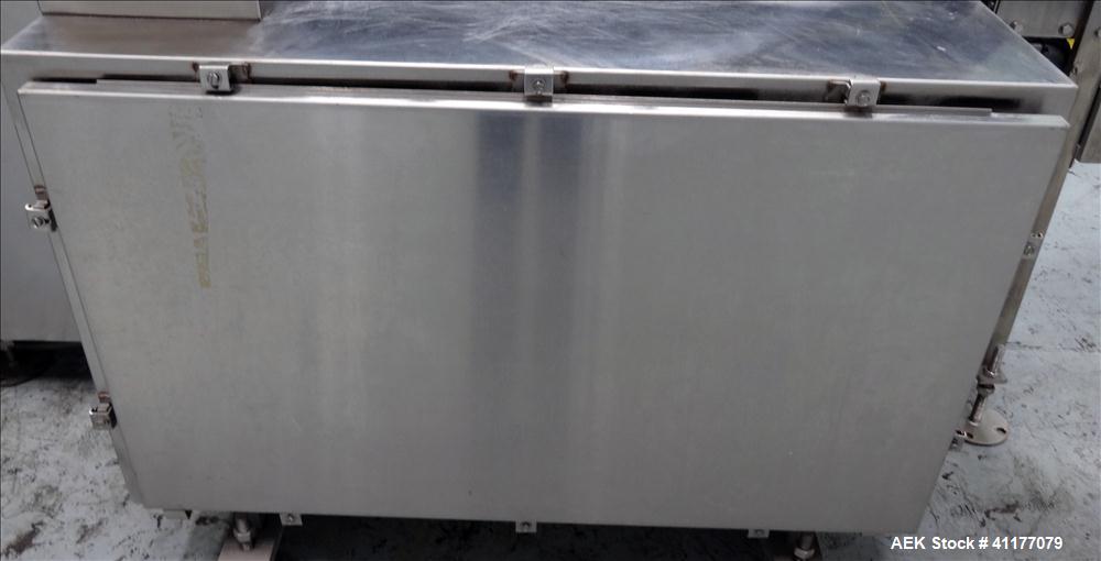 Used Stainless Steel Campbell Wrapping Corp. Model WTS-24 RH Sanitary Shrink Wrapper