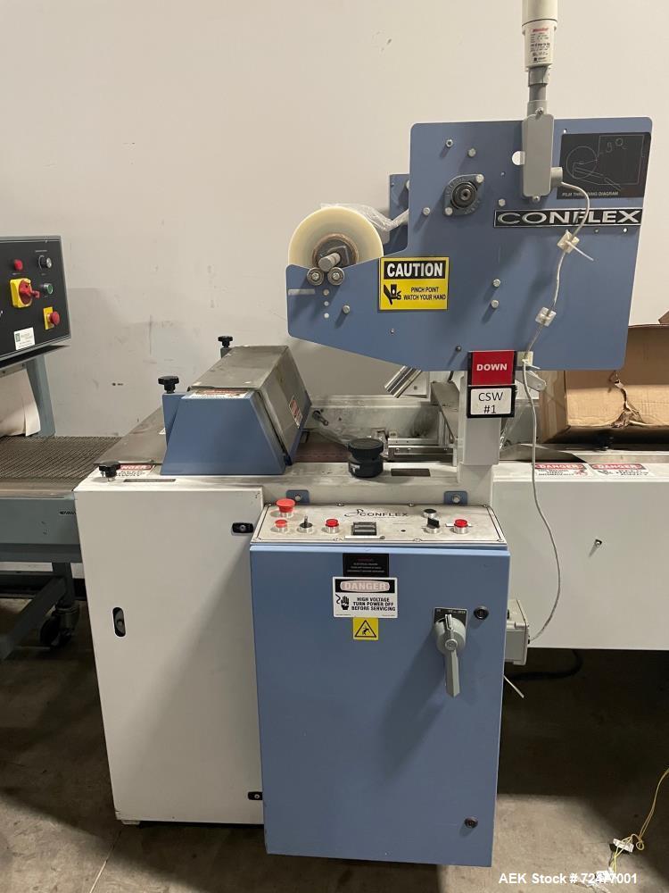 Used Conflex Model CW-160 Horizontal Shrink Wrapper