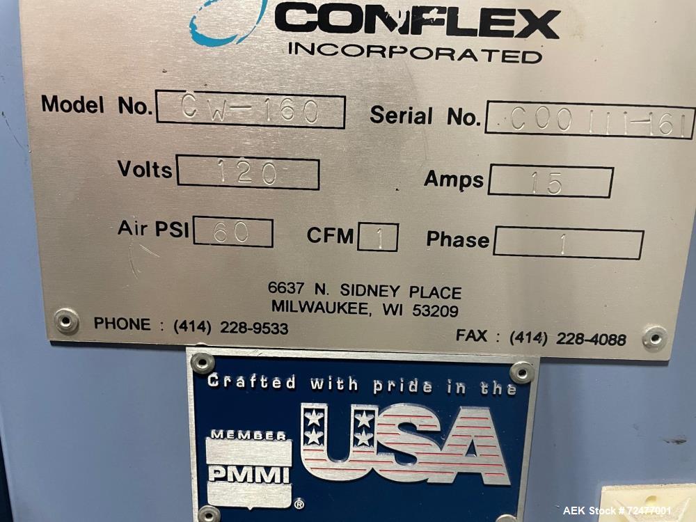 Used Conflex Model CW-160 Horizontal Shrink Wrapper