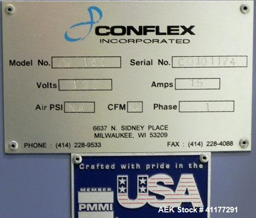 Used Conflex Model CW-160 Horizontal Shrink Wrapper