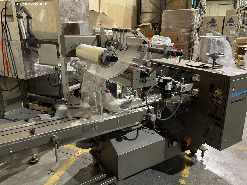 Used Doboy Model SK Shrink Film Mustang IV Horizontal Wrapper