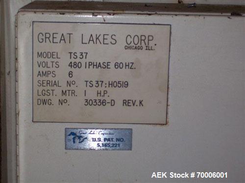Used Used-Great Lakes TS37 Side Seal Horizontal shrink wrapper capable of speeds up to 70 PPM. Unit is one of the most versatile packaging machine on the market. It features fast and easy change over...