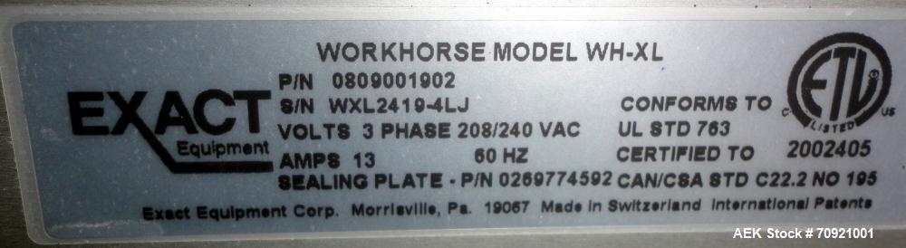 Used Mettler Toledo Exact Workhorse Model WH-XL Automatic Tray Wrapper