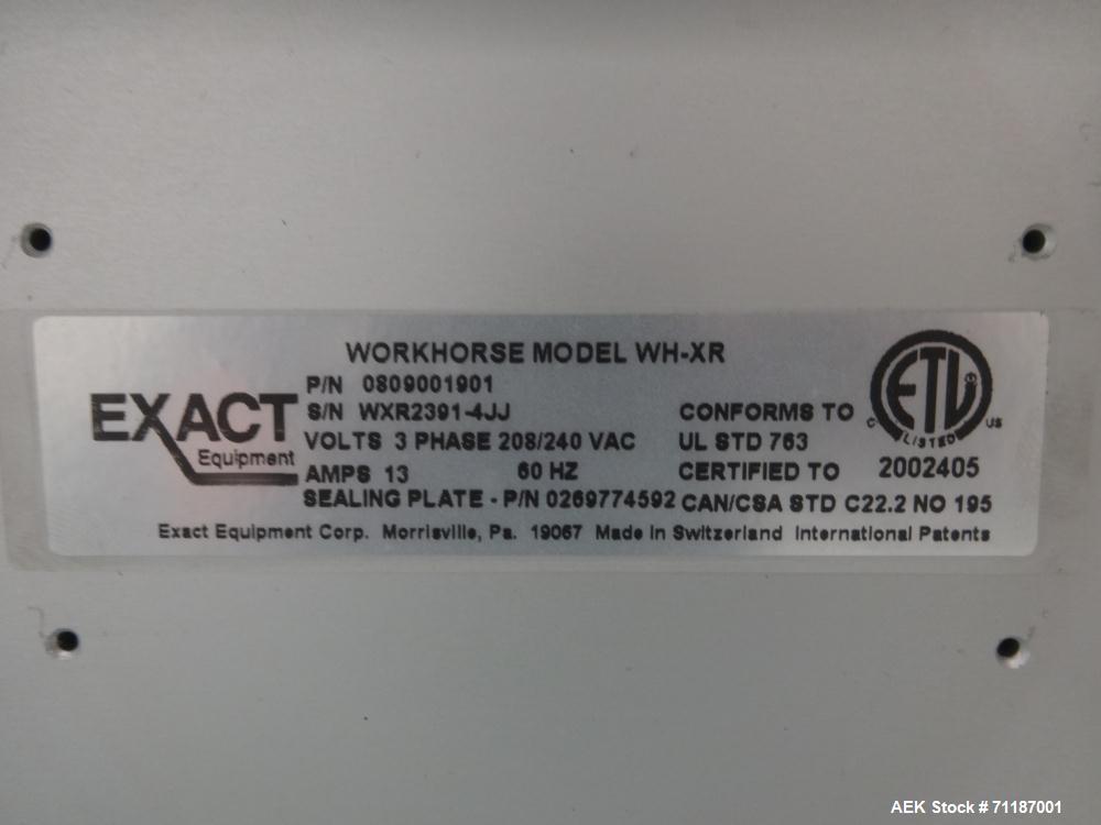 Used Mettler Toledo Exact Workhorse Model WH-XR Automatic Tray Wrapper