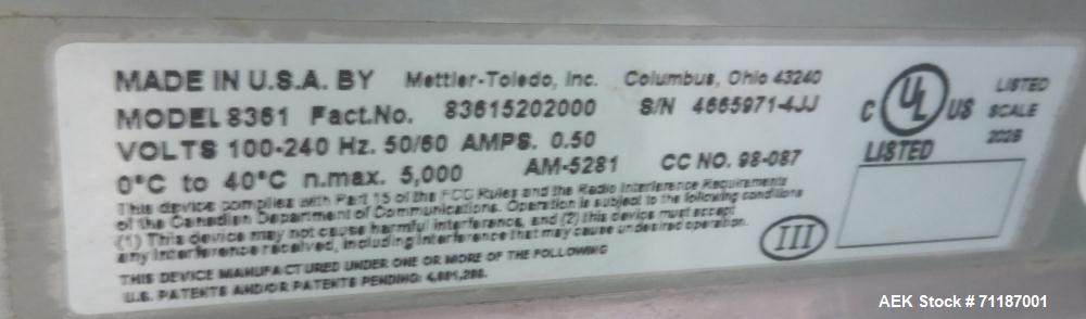 Used Mettler Toledo Exact Workhorse Model WH-XR Automatic Tray Wrapper