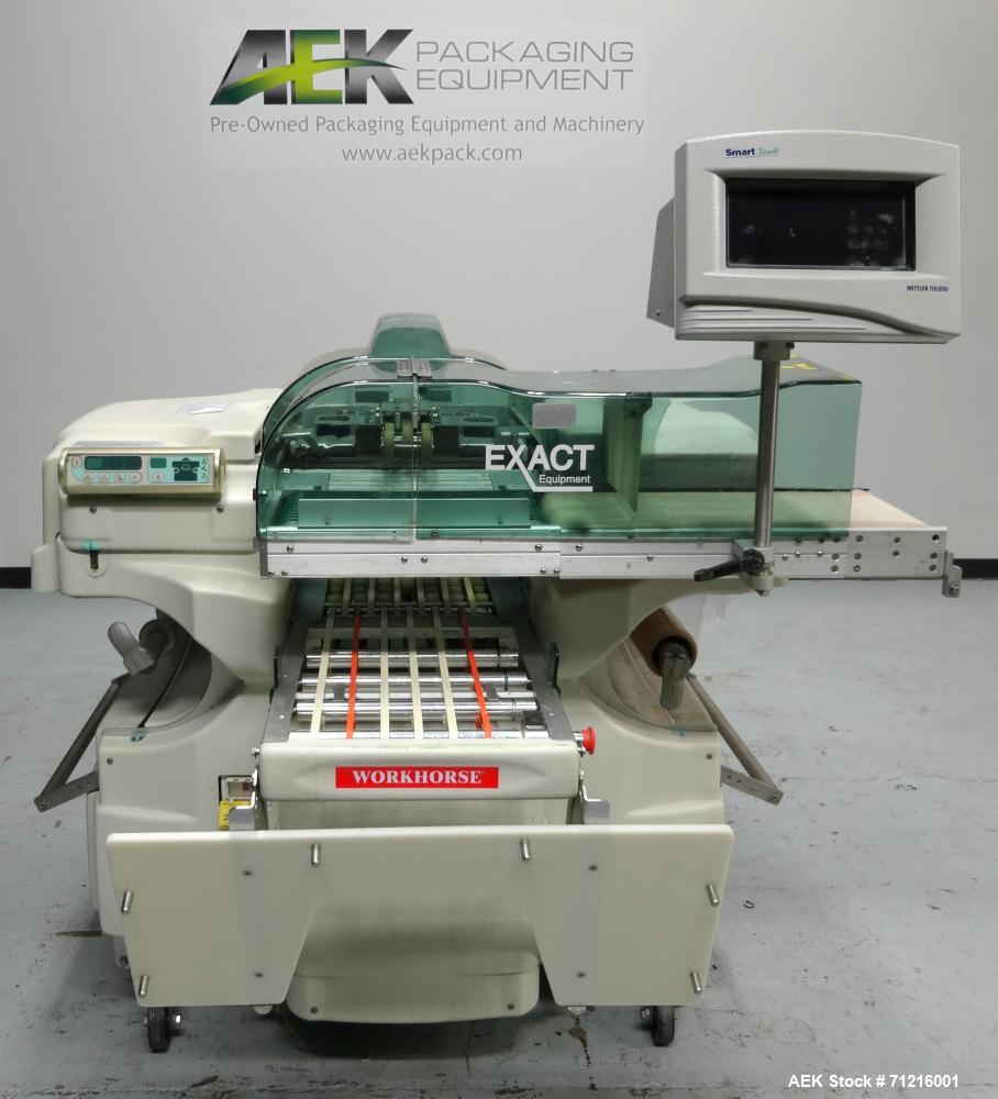 Used- Mettler Toledo Exact Workhorse Model WH-XR Automatic Tray Wrapper