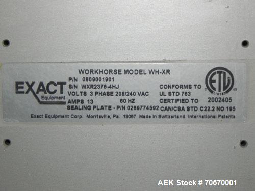 Used Mettler Toledo Exact Workhorse Model WH-XR Automatic Tray Wrapper