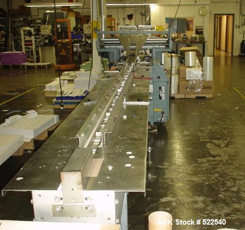 Wrapper Infeed Chain USED: Shanklin model F-4A horizontal shank wrapper capable of up to 7