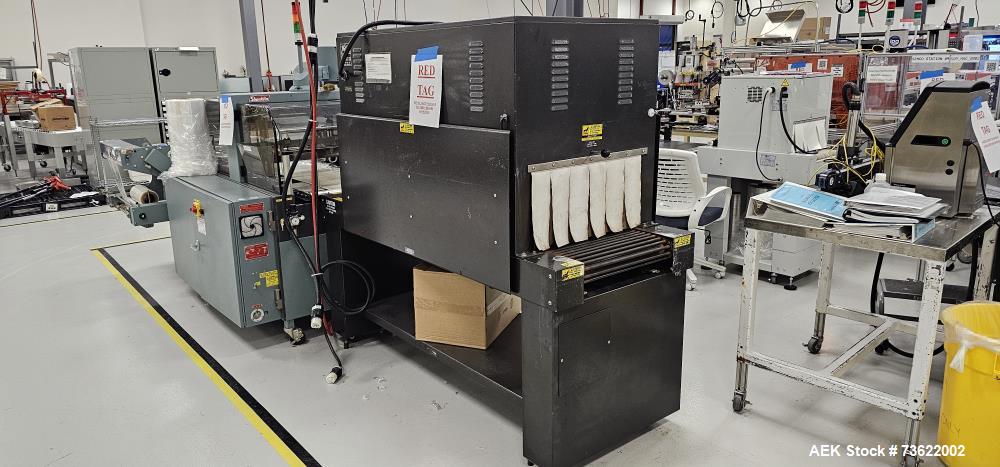 Used Shanklin Triumph TR1 Side Seal Shrink Wrapper with Eastey Shrink Tunnel