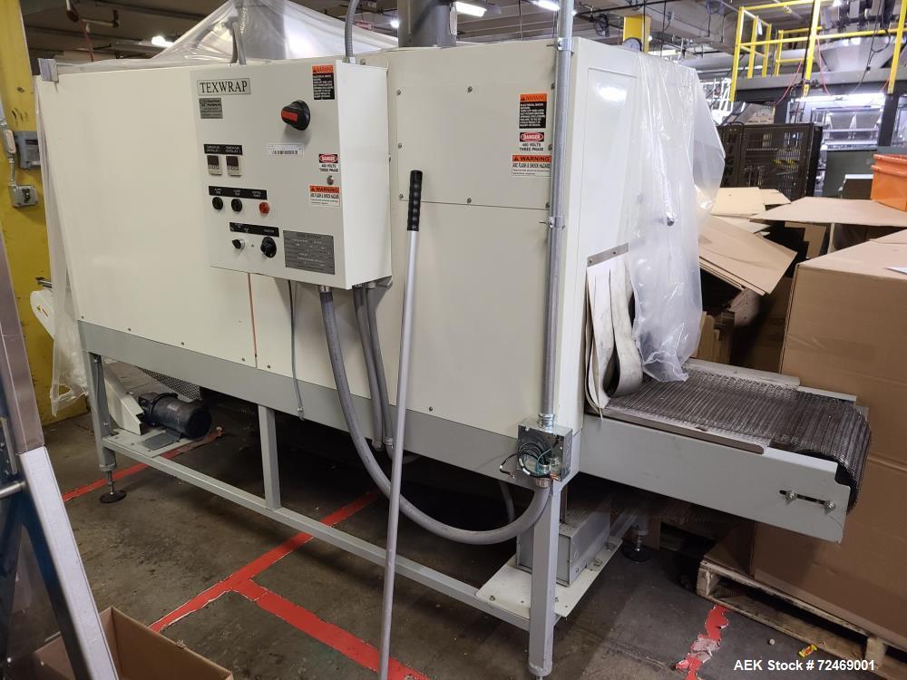 Used-Texwrap (Pro-Mach) Horizontal Lap Sealer with Heat Tunnel