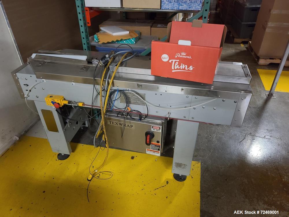Used Texwrap (Pro-Mach) Horizontal Lap Sealer with Heat Tunnel