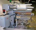 Used Bosch Doboy Model Linium 315 Horizontal Flow Wrapper. Machine is of stainless steel construction, rated up to 350 packages/minute, 8' long in line indexing feed conveyor with 5