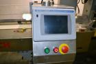 Used Bosch Doboy Model Linium 315 Horizontal Flow Wrapper. Machine is of stainless steel construction, rated up to 350 packages/minute, 8' long in line indexing feed conveyor with 5