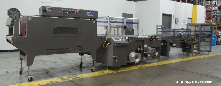 Used Arpac Great Lakes Model TS37 Vertical Seal Horizontal Shrink Wrapper