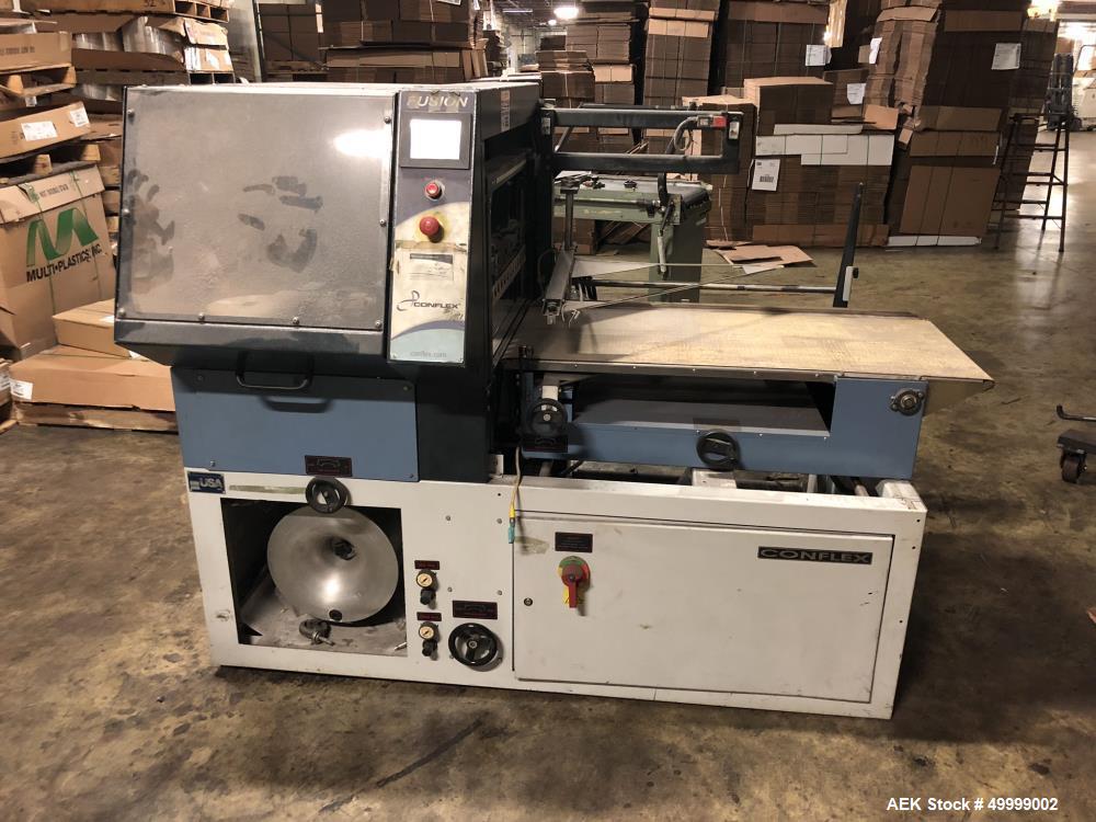 Used Conflex Fusion Intermittent Motion Side Seal Shrink Wrapper