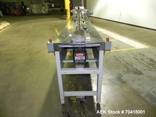 Used Conflex RSW 160 Advantedge Rotary Horizontal Side Seal Shrink Wrapper. Machine is registration capable, and can perform at speeds up to 200 packages per minute. Has a 16" wide seal jaw and a pac...