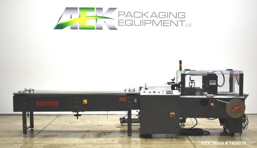 Used- Extreme Packaging Model AL-35 Side Seal Shrink Wrapper with Flight Bar Inf