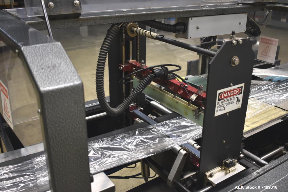 Used Extreme Packaging Model AL-35 Side Seal Shrink Wrapper with Flight Bar Inf