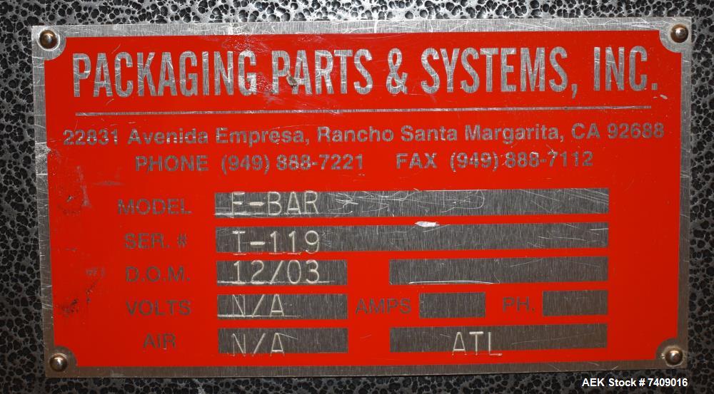 Used Extreme Packaging Model AL-35 Side Seal Shrink Wrapper with Flight Bar Inf