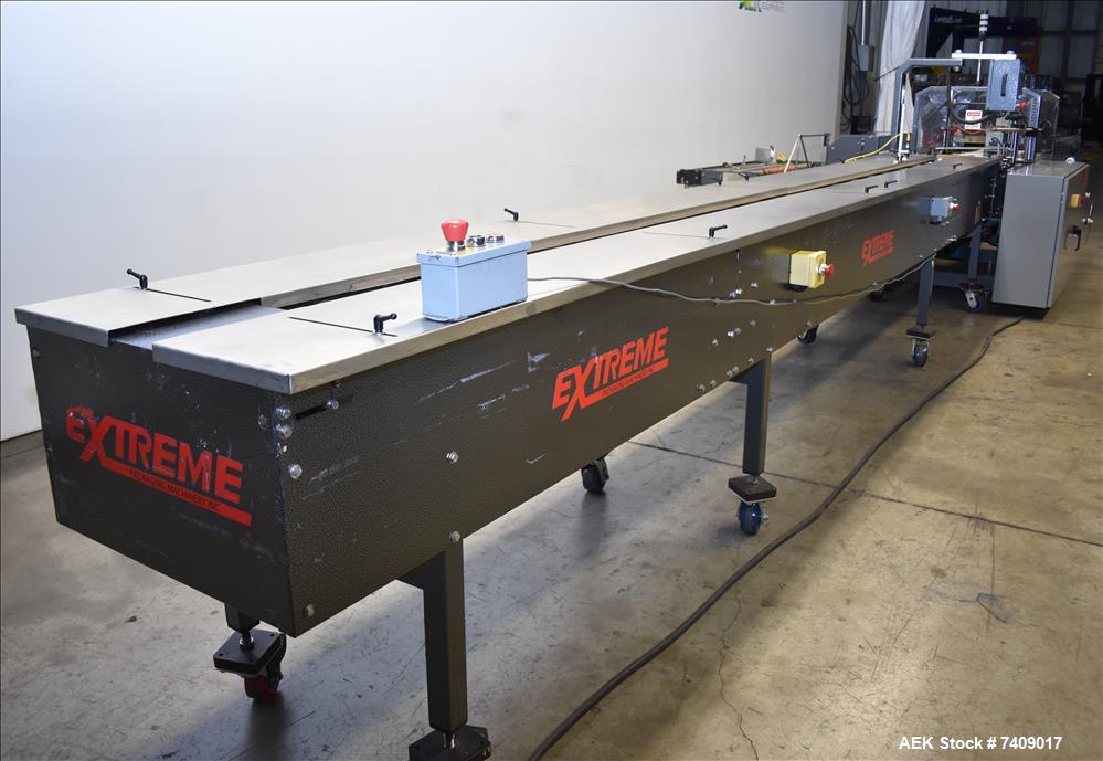 Used Extreme Packaging Machinery Model S-18 Automatic Dual Axis Servo Continuou