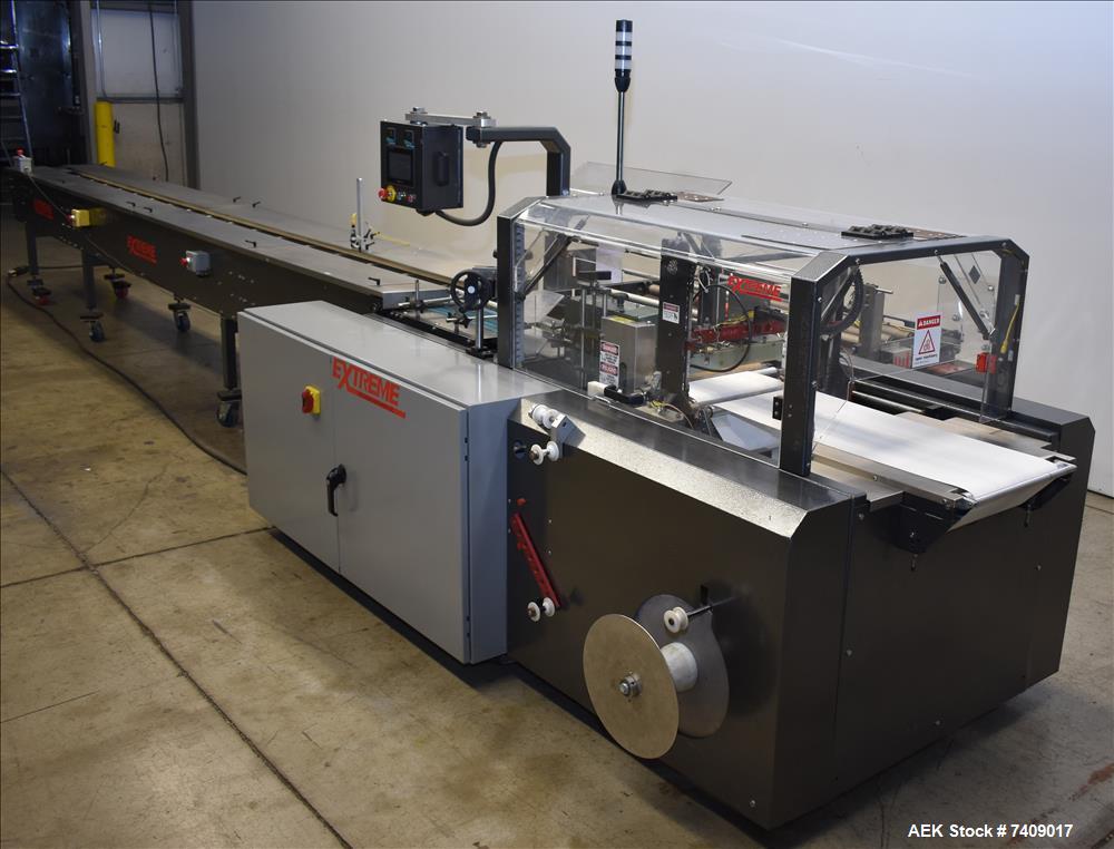Used Extreme Packaging Machinery Model S-18 Automatic Dual Axis Servo Continuou