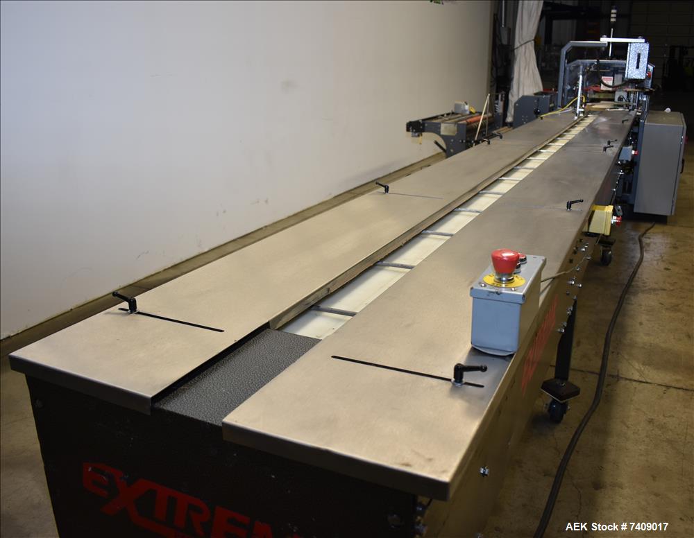 Used Extreme Packaging Machinery Model S-18 Automatic Dual Axis Servo Continuou