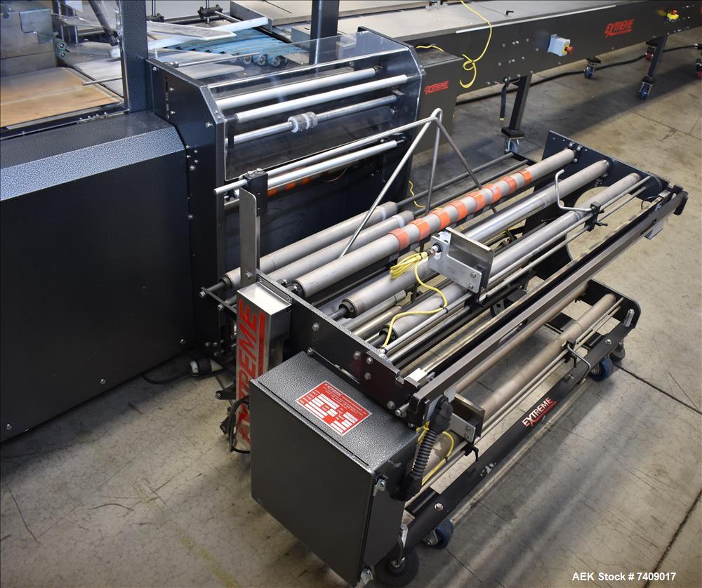 Used Extreme Packaging Machinery Model S-18 Automatic Dual Axis Servo Continuou