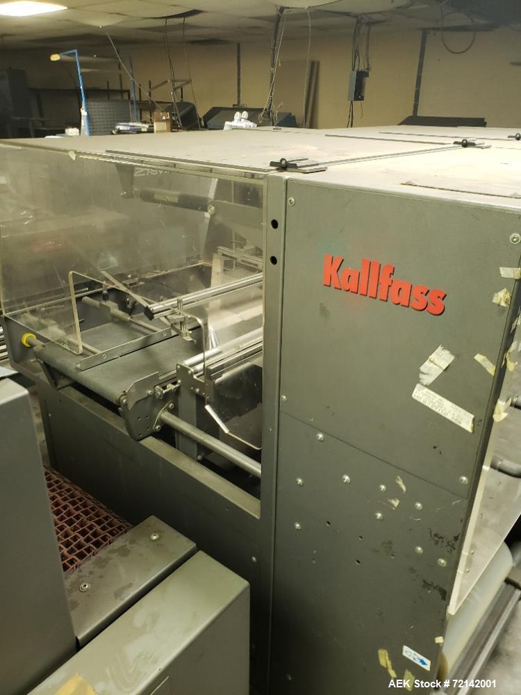 Used Kallfass Horizontal Side Sealer, Model Universa 400.