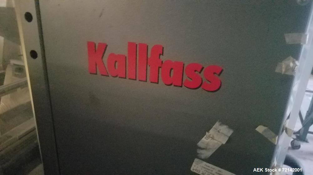 Used Kallfass Horizontal Side Sealer, Model Universa 400.
